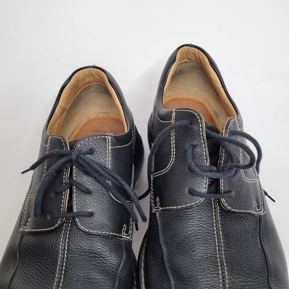 Johnston & Murphy‎ Oxfords Shuler Black Bicycle Toe Sz 10 1/2M - Picture 9 of 17